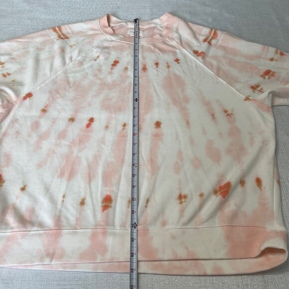 Lou & Grey LIGHTWEIGHT TIE DYE CREWNECK SWEATER. Size M - Picture 7 of 7